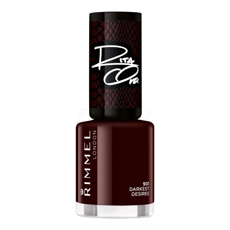 Rimmel London 60 Seconds Super Shine Nagellack für Frauen 8 ml Farbton  901 Darkest Desires