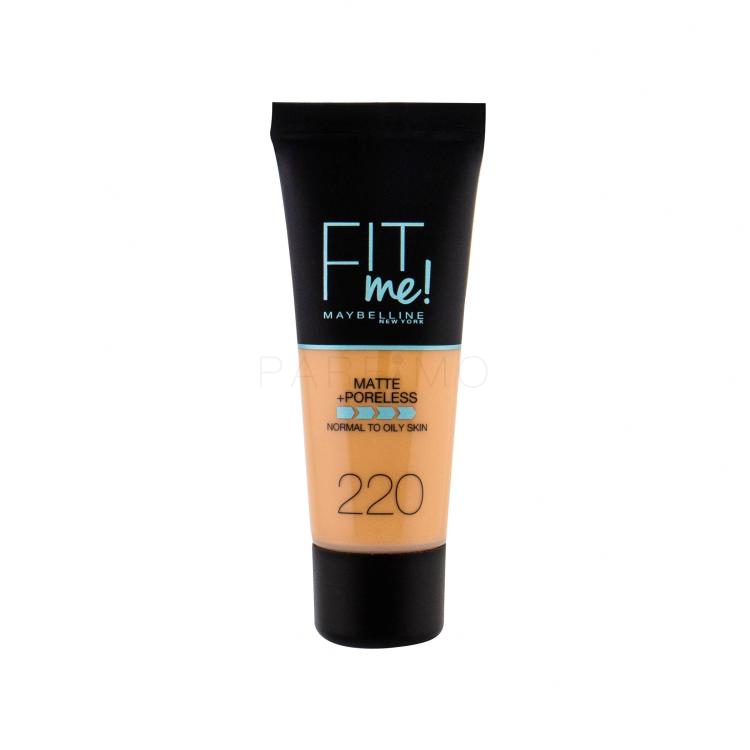 Maybelline Fit Me! Matte + Poreless Foundation für Frauen 30 ml Farbton  220 Natural Beige