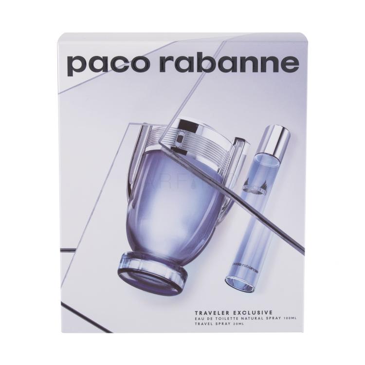 Paco Rabanne Invictus Geschenkset Edt 100 ml + Edt 20 ml