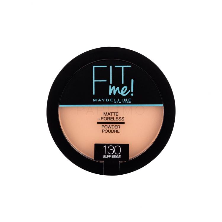 Maybelline Fit Me! Matte + Poreless Puder für Frauen 14 g Farbton  130 Buff Beige