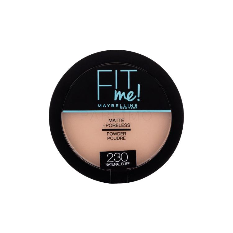 Maybelline Fit Me! Matte + Poreless Puder für Frauen 14 g Farbton  230 Natural Buff