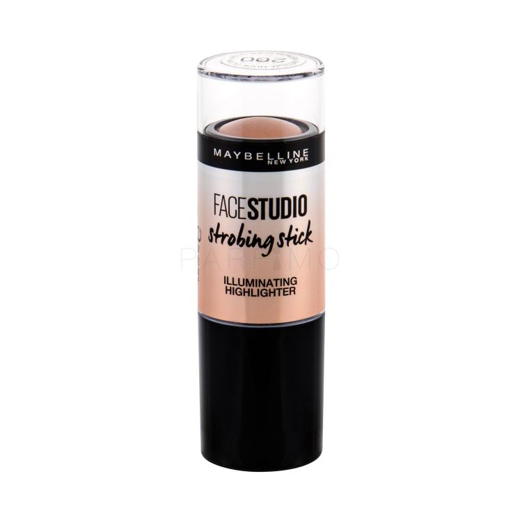 Maybelline FaceStudio Strobing Stick Highlighter für Frauen 9 g Farbton  200 Medium-Nude Glow