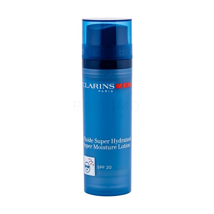 Clarins Men Super Moisture Lotion SPF20 Gesichtsgel für Herren 50 ml