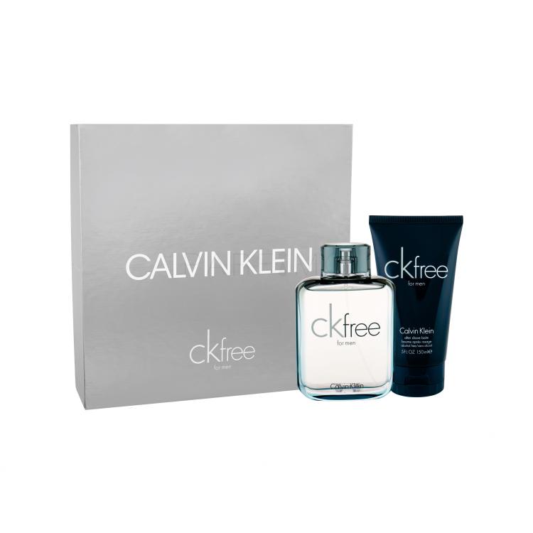 Calvin Klein CK Free Geschenkset Edt 100 ml + After Shave Balsam 150 ml