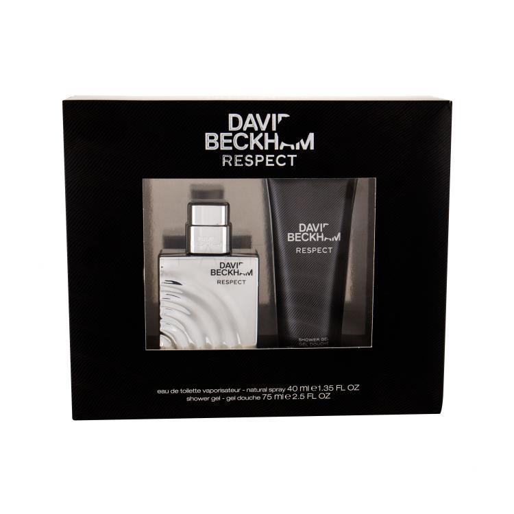 David Beckham Respect Geschenkset Edt 40 ml + Duschgel 75 ml