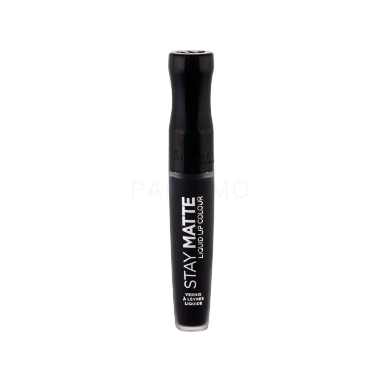 Rimmel London Stay Matte Lippenstift für Frauen 5,5 ml Farbton  840 Pitch Black