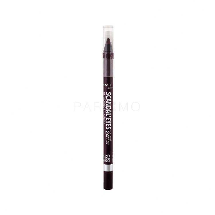 Rimmel London Scandaleyes Kajal 24HR Kajalstift für Frauen 1,3 g Farbton  010 Deep Wine