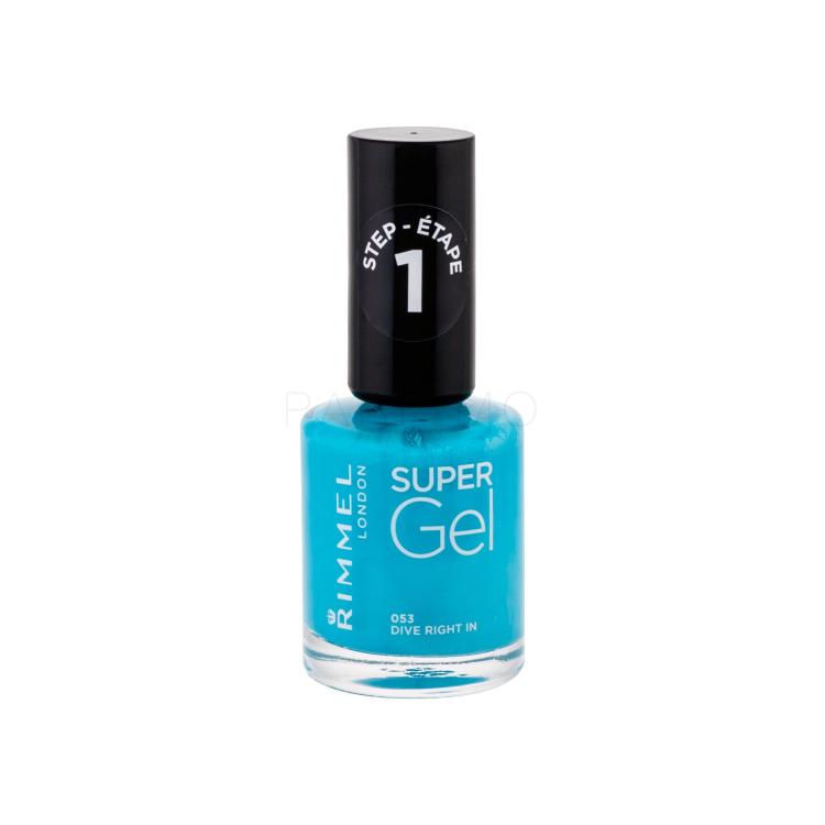 Rimmel London Super Gel STEP1 Nagellack für Frauen 12 ml Farbton  053 Dive Right In