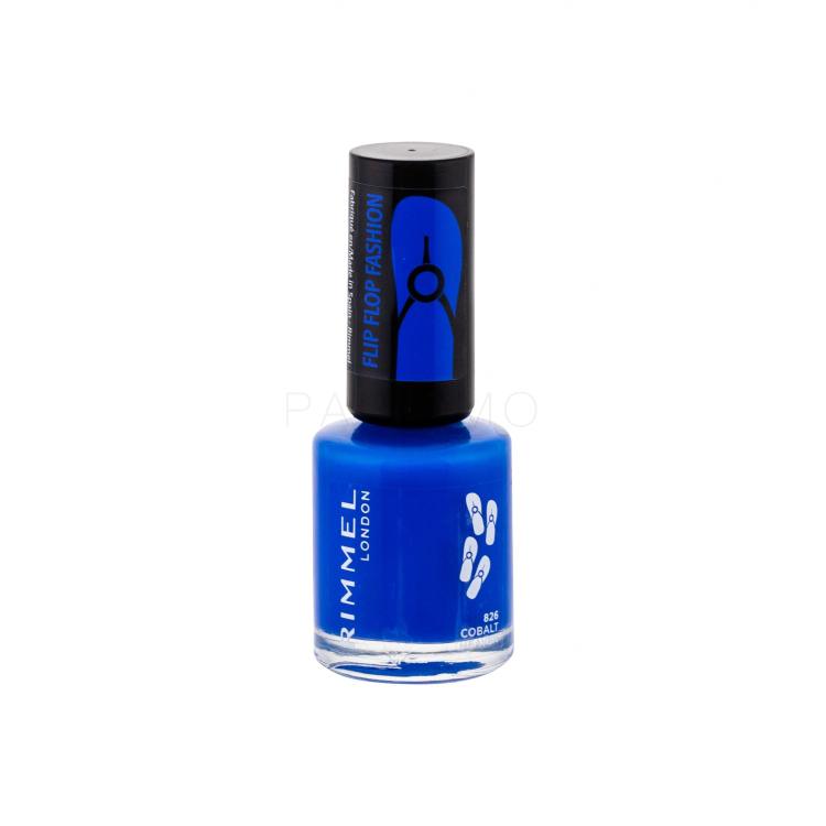 Rimmel London 60 Seconds Flip Flop Nagellack für Frauen 8 ml Farbton  826 Cobalt Heaven