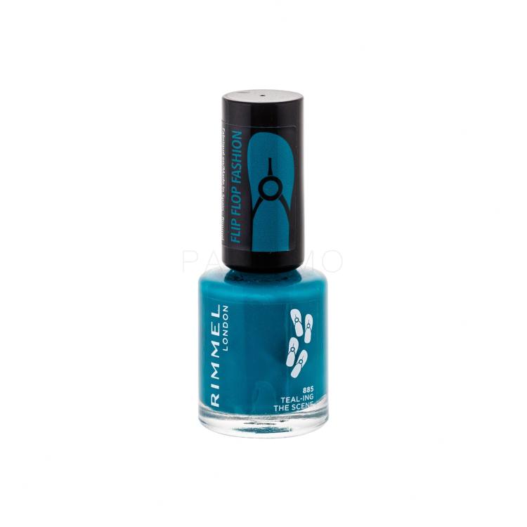 Rimmel London 60 Seconds Flip Flop Nagellack für Frauen 8 ml Farbton  885 Teal-ing The Scene