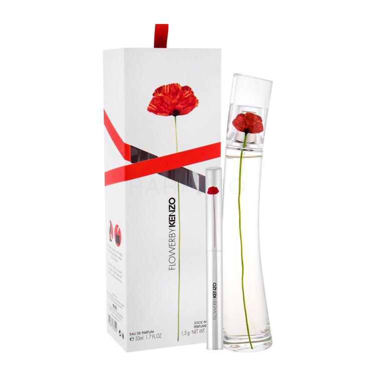 KENZO Flower By Kenzo Geschenkset Edp 50 ml + Festes Parfum 1,3 g