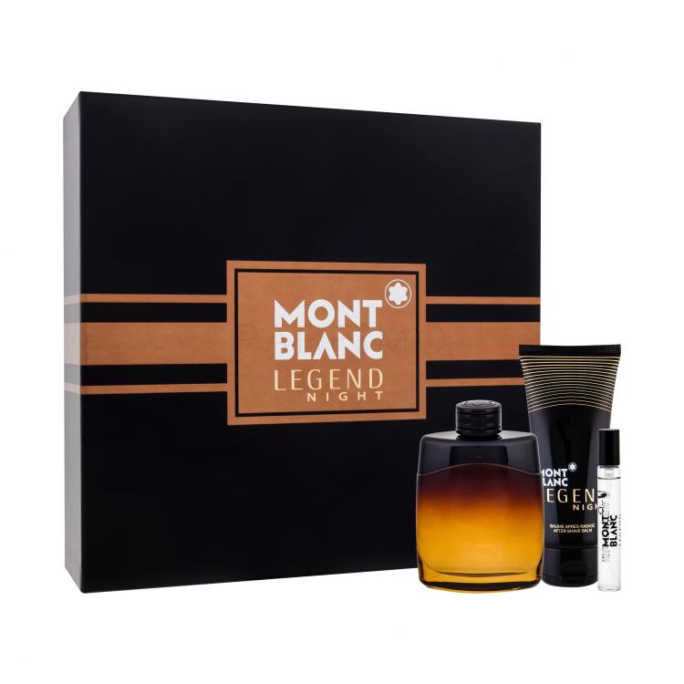 Montblanc Legend Night Geschenkset Edp 100 ml + After Shave Balsam 100 ml + Edp 7,5 ml