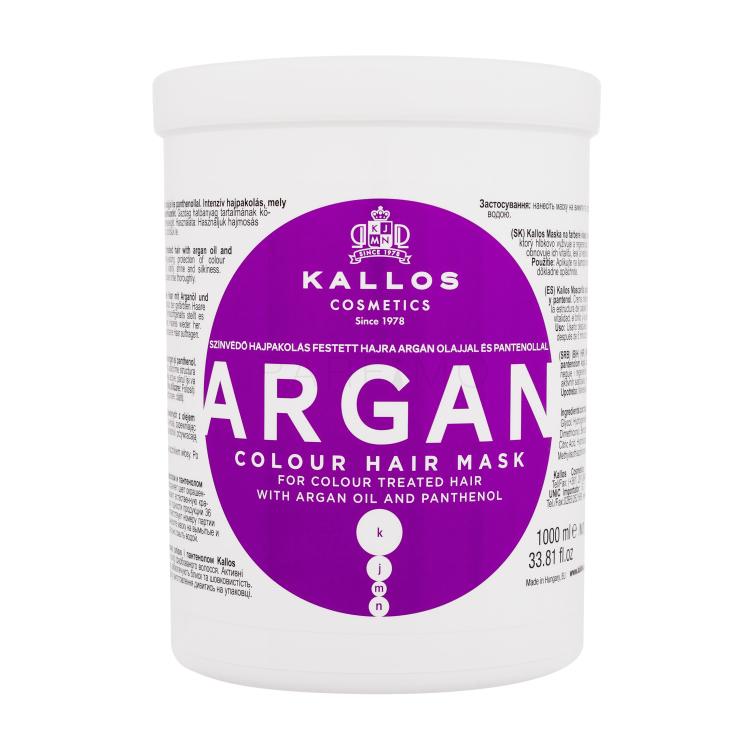 Kallos Cosmetics Argan Haarmaske für Frauen 1000 ml