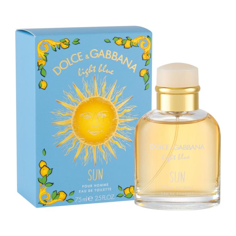 Dolce&amp;Gabbana Light Blue Sun Pour Homme Eau de Toilette für Herren 75 ml