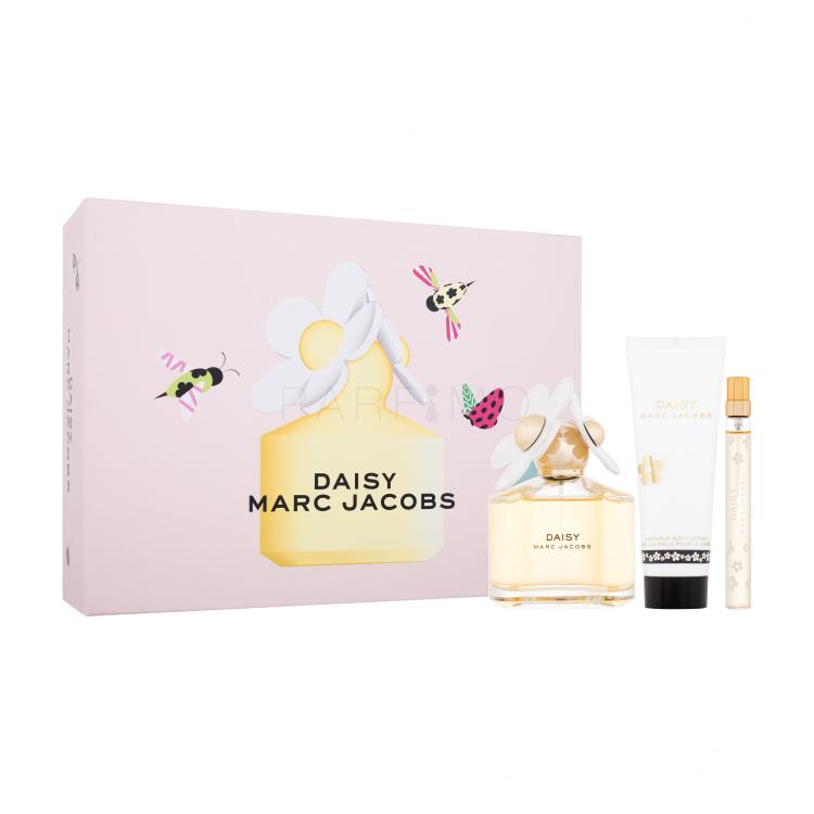 Marc Jacobs Daisy SET1 Geschenkset Edt 100 ml + Körpermilch 75 ml + Edt 10 ml