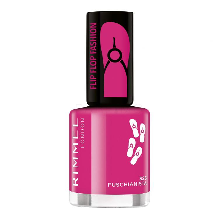 Rimmel London 60 Seconds Flip Flop Nagellack für Frauen 8 ml Farbton  325 Fuschianista