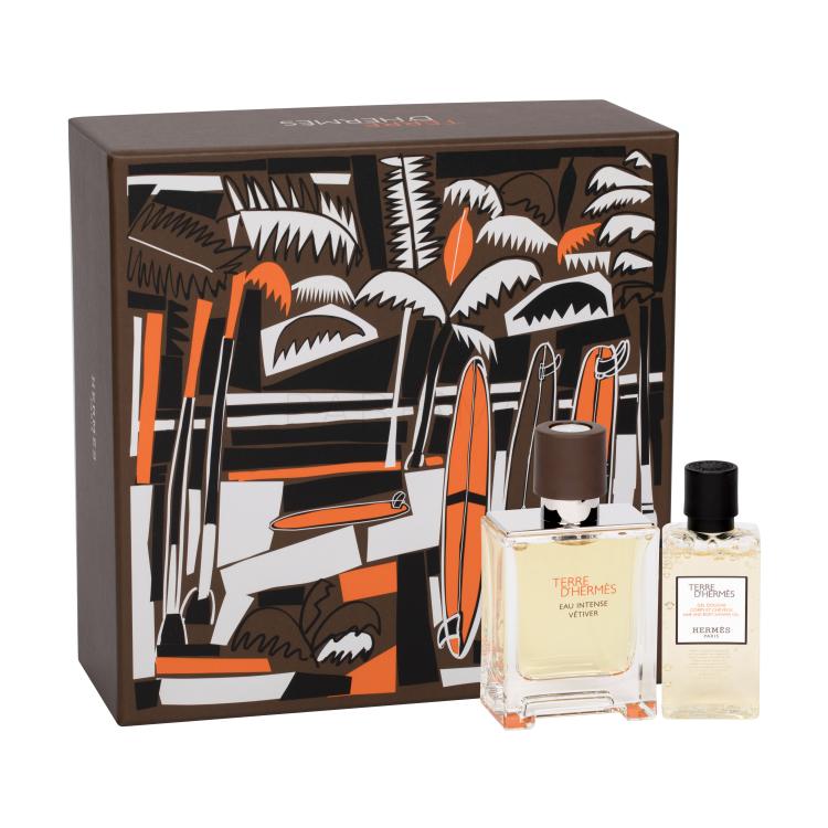 Hermes Terre d´Hermès Eau Intense Vétiver Geschenkset Edp 50 ml + Duschgel 40 ml