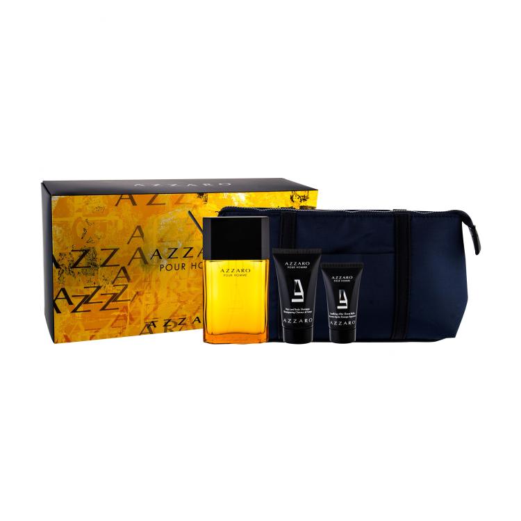 Azzaro Pour Homme Geschenkset Edt 100 ml + After Shave Balsam 30 ml + Duschgel 50 ml