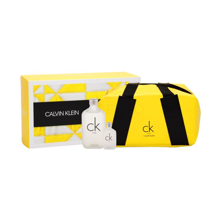 Calvin Klein CK One Geschenkset Edt 100 ml + Edt 10 ml + Kosmetiktasche