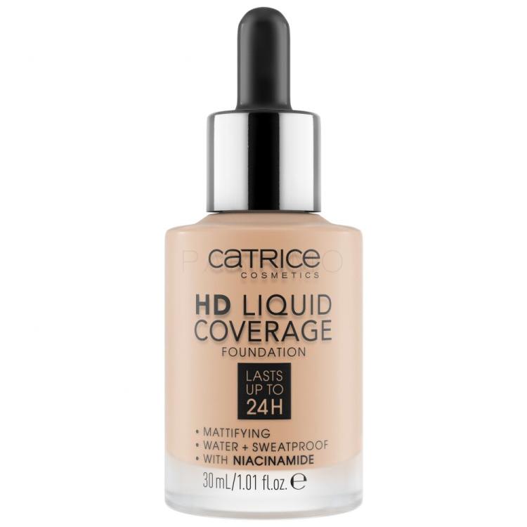 Catrice HD Liquid Coverage 24H Foundation für Frauen 30 ml Farbton  030 Sand Beige