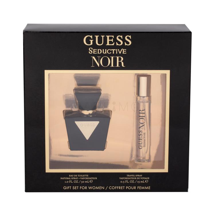 GUESS Seductive Noir Geschenkset Edt 30 ml + Edt 15 ml