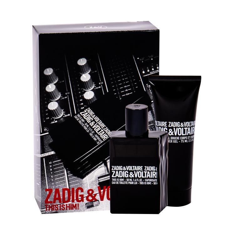 Zadig &amp; Voltaire This is Him! Geschenkset Edt 50 ml + Duschgel 75 ml