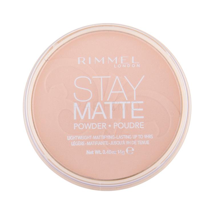 Rimmel London Stay Matte Puder für Frauen 14 g Farbton  009 Amber