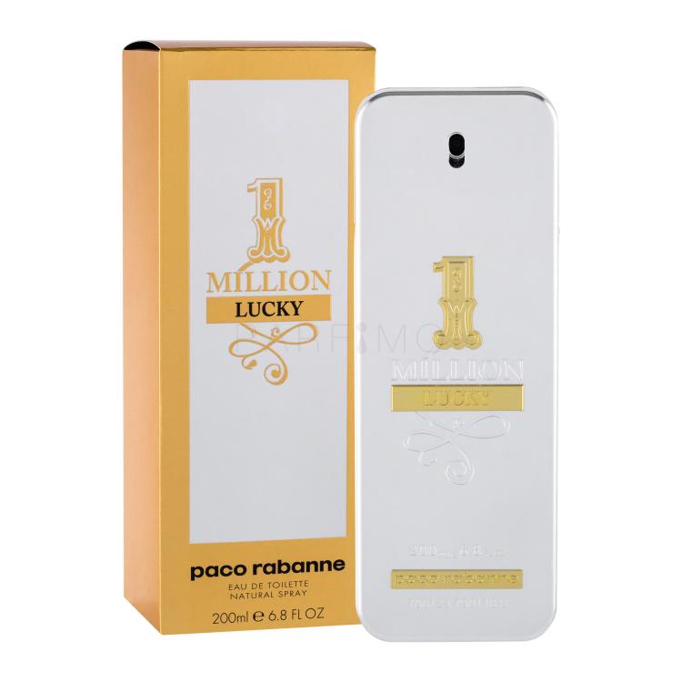 Paco Rabanne 1 Million Lucky Eau de Toilette für Herren 200 ml