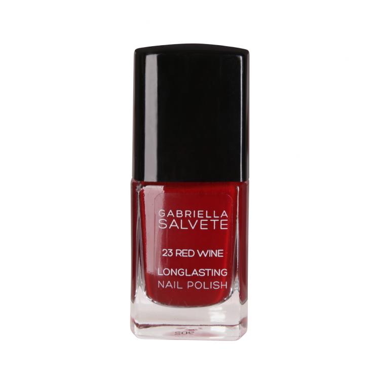 Gabriella Salvete Longlasting Enamel Nagellack für Frauen 11 ml Farbton  23 Red Wine