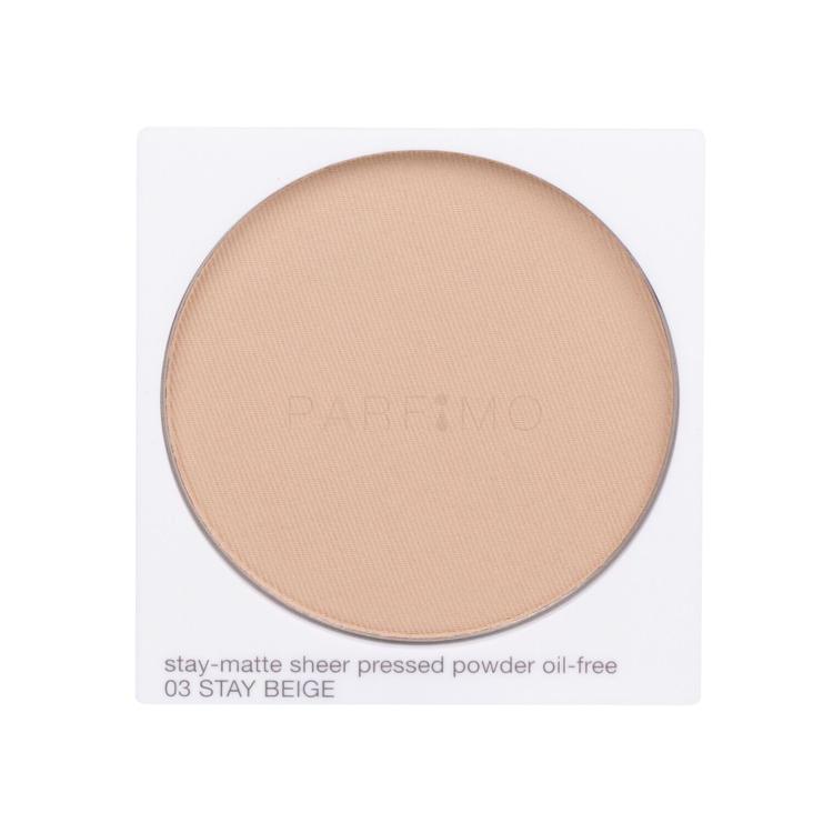 Clinique Stay-Matte Sheer Pressed Powder Puder für Frauen 7,6 g Farbton  03 Stay Beige Tester