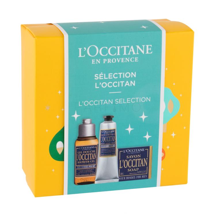 L&#039;Occitane Homme Geschenkset Duschgel 75 ml + After Shave Balsam 30 ml + feste Seife 50 g