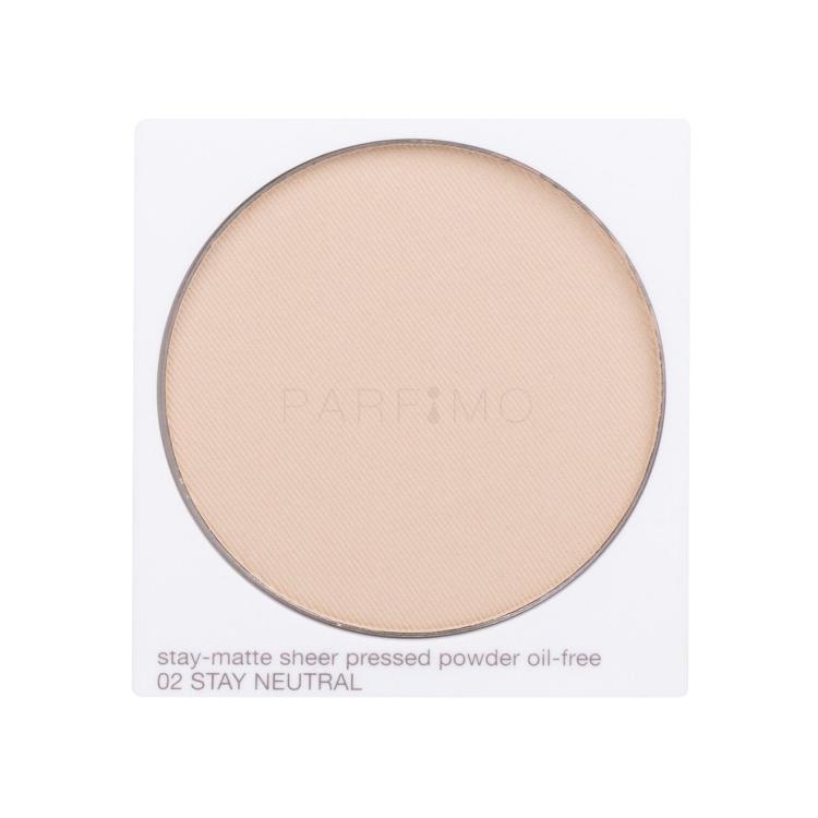 Clinique Stay-Matte Sheer Pressed Powder Puder für Frauen 7,6 g Farbton  02 Stay Neutral Tester