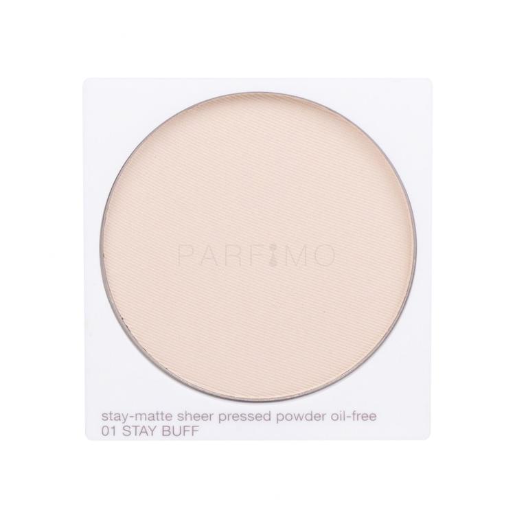 Clinique Stay-Matte Sheer Pressed Powder Puder für Frauen 7,6 g Farbton  01 Stay Buff Tester