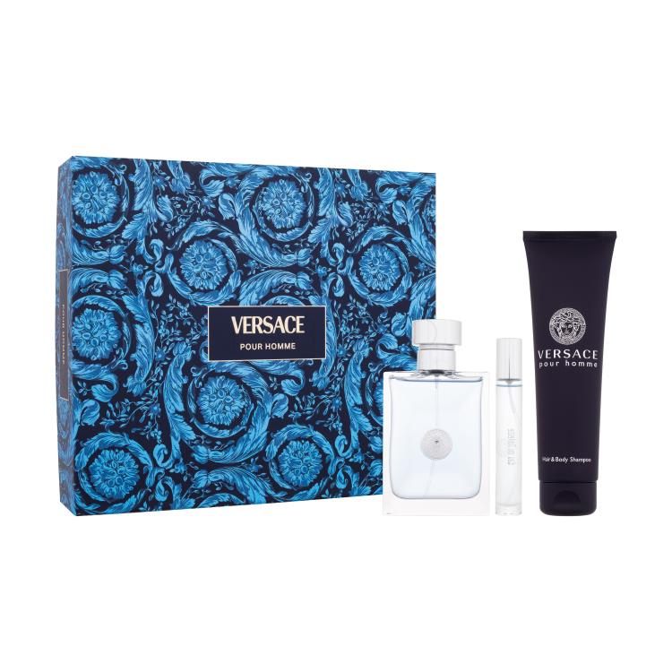 Versace Pour Homme Geschenkset Edt 100 ml + Edt 10 ml + Duschgel 150 ml