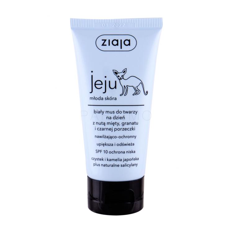 Ziaja Jeju White Face Mousse Moisturiser SPF10 Tagescreme für Frauen 50 ml