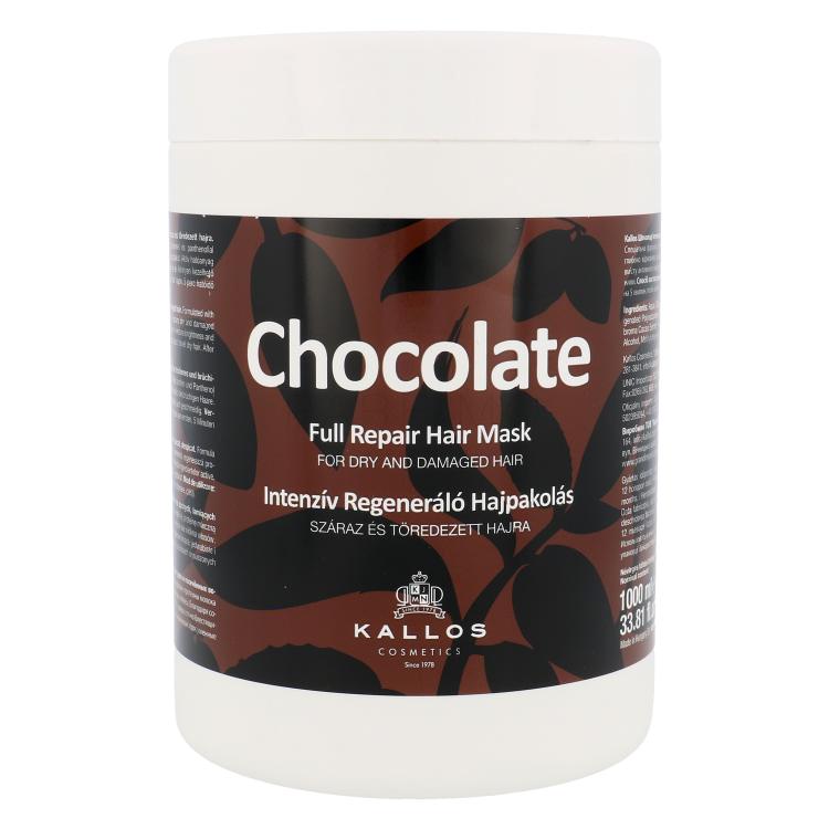 Kallos Cosmetics Chocolate Haarmaske für Frauen 1000 ml