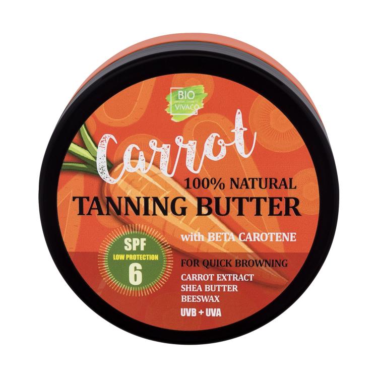 Vivaco Bio Carrot Tanning Butter SPF6 Sonnenschutz 150 ml