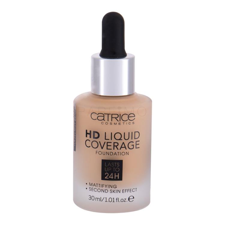 Catrice HD Liquid Coverage 24H Foundation für Frauen 30 ml Farbton  036 Hazelnut Beige