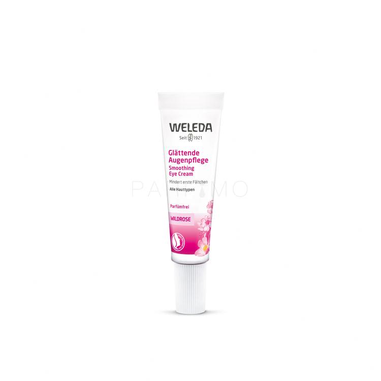 Weleda Wild Rose Smoothing Eye Cream Augencreme für Frauen 10 ml