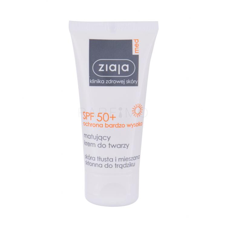 Ziaja Med Protective Matifying SPF50+ Sonnenschutz fürs Gesicht für Frauen 50 ml