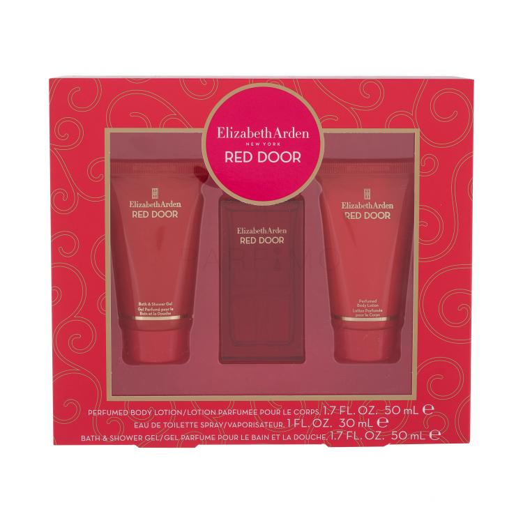 Elizabeth Arden Red Door Geschenkset Edt 30 ml + Körpermilch 50 ml + Duschgel 50 ml