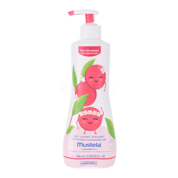 Mustela Bébé Soothing Cleansing Gel Hair and Body Duschgel für Kinder 500 ml