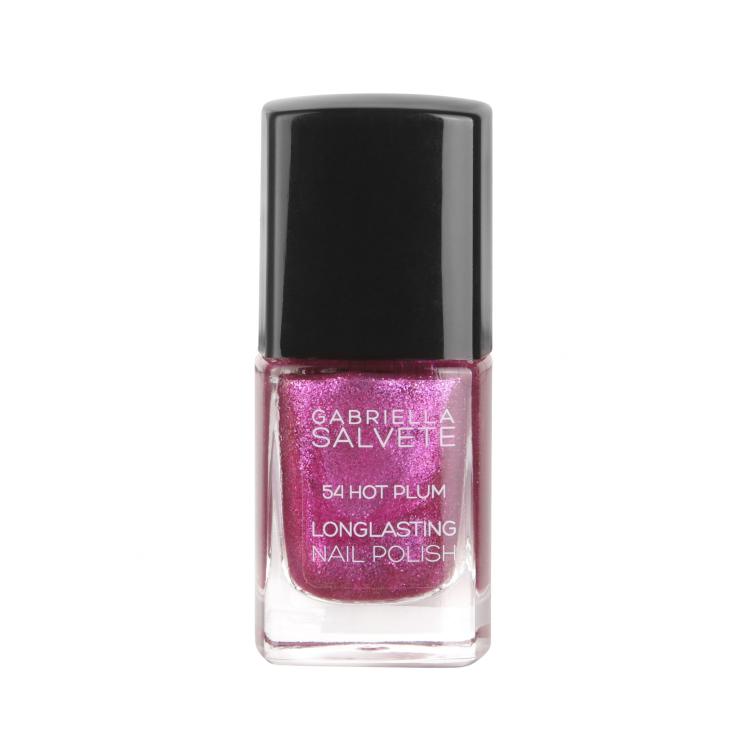 Gabriella Salvete Longlasting Enamel Nagellack für Frauen 11 ml Farbton  54 Hot Plum