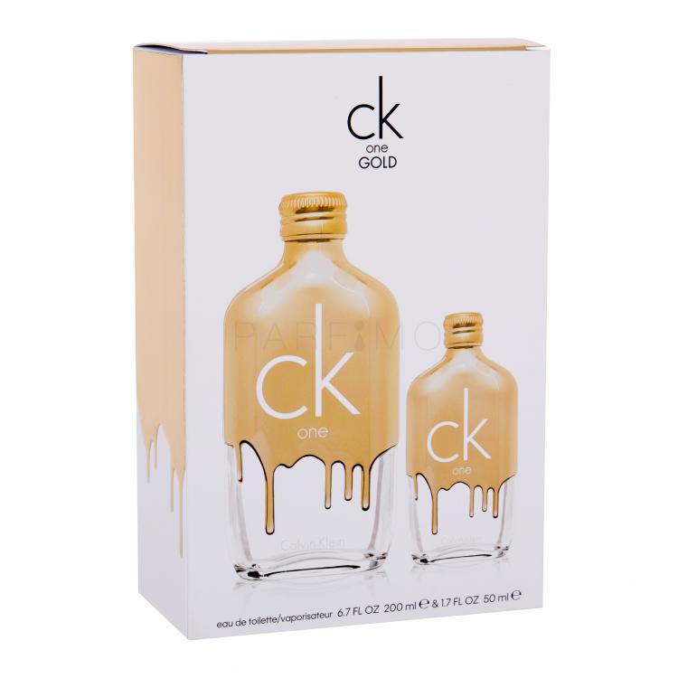 Calvin Klein CK One Gold Geschenkset Edt 200 ml + Edt 50 ml