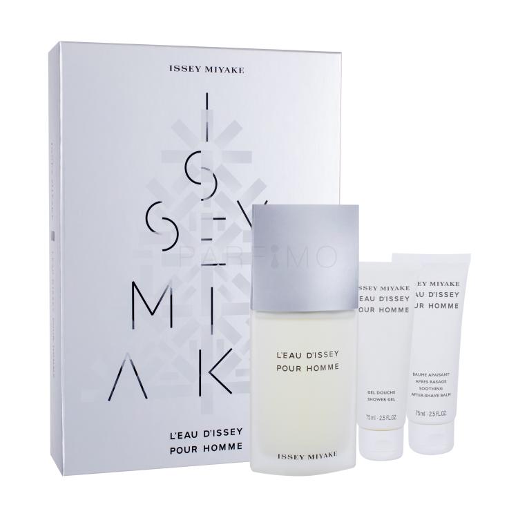 Issey Miyake L&#039;Eau D&#039;Issey Pour Homme Geschenkset Edt 125 ml + Duschgel 75 ml + After Shave Balm 75 ml