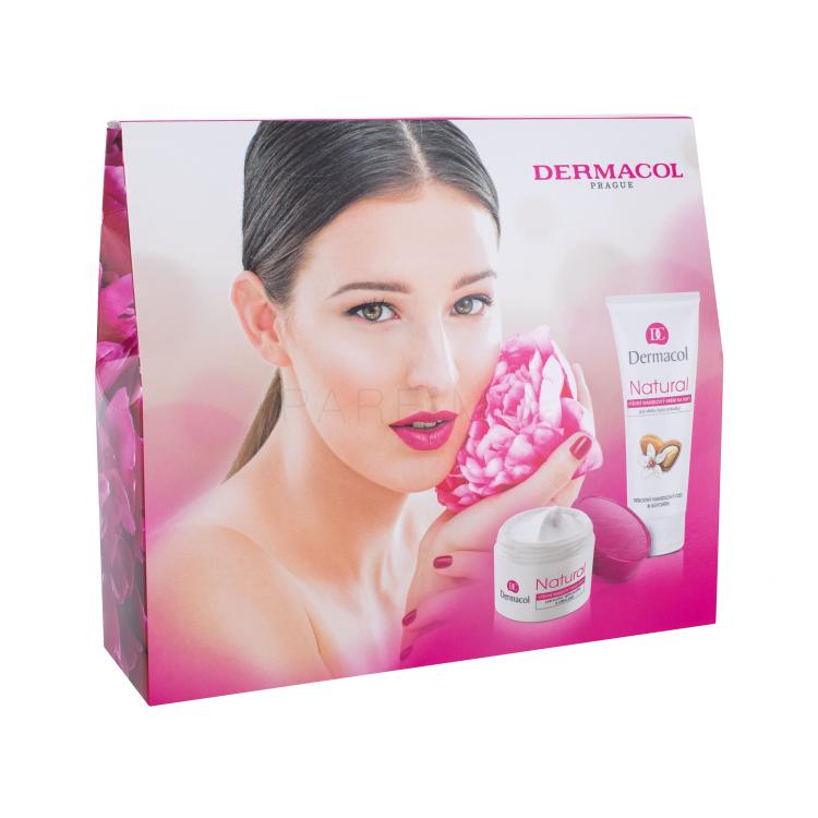 Dermacol Natural Almond Geschenkset Tagespflege 50 ml + Handcreme 100 ml