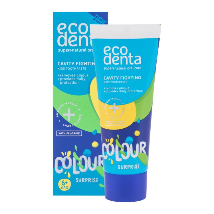 Ecodenta Toothpaste Cavity Fighting Colour Surprise Zahnpasta für Kinder 75 ml