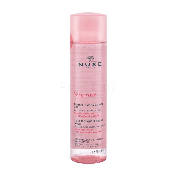 NUXE Very Rose 3-In-1 Soothing Mizellenwasser für Frauen 200 ml Tester