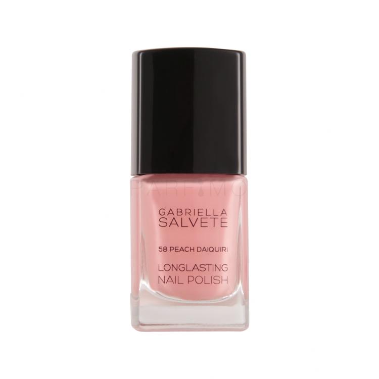 Gabriella Salvete Longlasting Enamel Nagellack für Frauen 11 ml Farbton  58 Peach Daiquiri