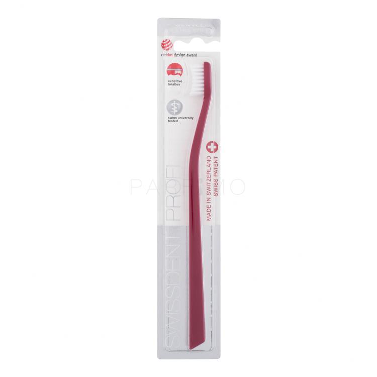 Swissdent Profi Gentle Extra Soft Zahnbürste 1 St. Farbton  Boudeaux